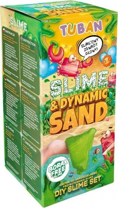Set kreativ slime dhe rërë dinamike Tuban, DIY, për fëmijë
