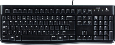 Tastierë Logitech K120, USB, madhësi e plotë, e zezë