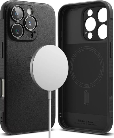 Këllëf telefoni Ringke Onyx Magnetic, për iPhone 16 Pro Max, me MagSafe, ngjyrë e zezë