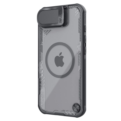 Mbulesë telefoni Nillkin Iceblade Prop Magnetic, për iPhone 16e, MagSafe, me kapak kamere, e zezë