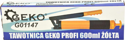 Pompe yndyre GEKO G01345, 600 ml, me aksesorë, metalike