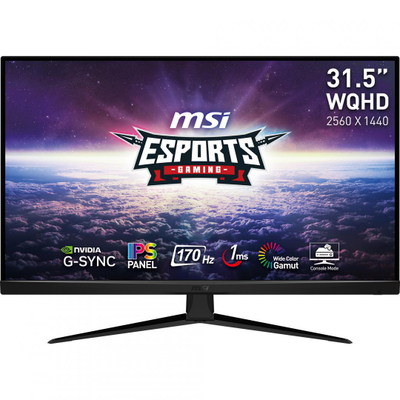 Monitor MSI G321Q, 31.5", QHD, 170Hz, i zi