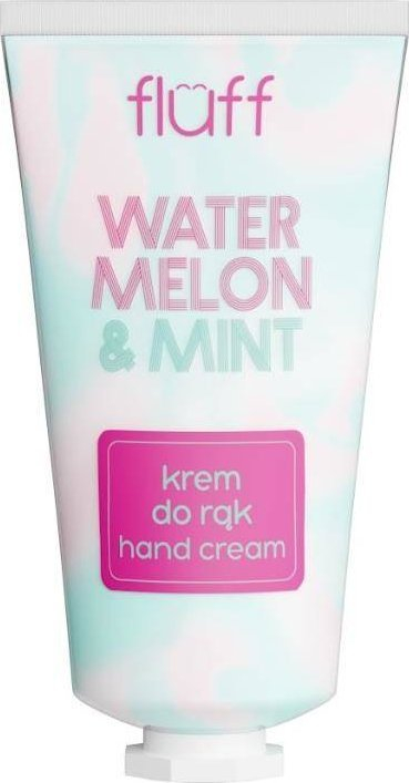 Krem duarsh Fluff Hand Cream Watermelon & Mint, 50ml, për lëkurë të thatë