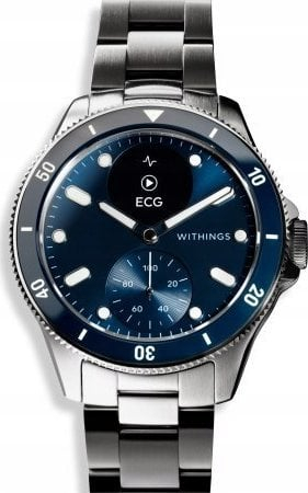 Ore inteligjente Withings ScanWatch Nova, 42mm, 30 ditë bateri, blu