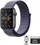Rrip sportiv Crong për Apple Watch 42/44/45mm, najlon, Midnight Blue