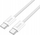 Kabllo kariku Hoco X104 Source Type C në Type C, 60W 3A, 2m, e bardhë
