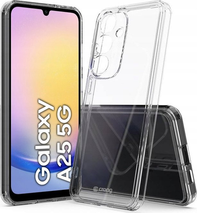 Маса за телефон Crong Crystal Shield за Samsung Galaxy A25 5G, проѕирна