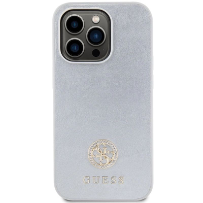 Kapsa Guess GUHCP15LPS4DG, për iPhone 15 Pro 6.1", ngjyrë argjendi