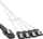 Kabllo InLine SFF 8087 në 4x SATA, 1m, e bardhë